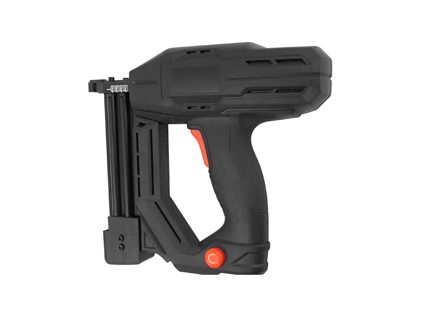 Schwarzer Akku-Deckelhefter für Kleben und Heften, Werkzeug für Handwerk und Heimwerker, Akku-betriebener Tacker