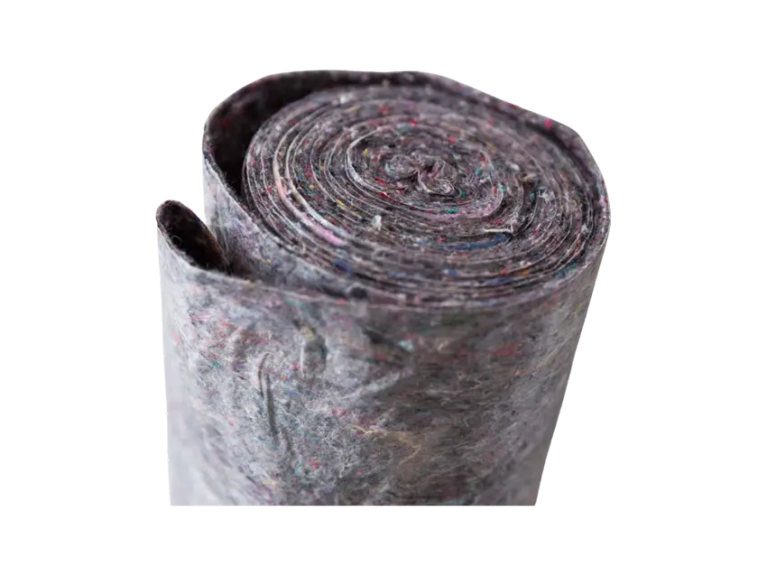 Roll of Papiere Pappen Abdeckvlies, a protective paperboard covering material.