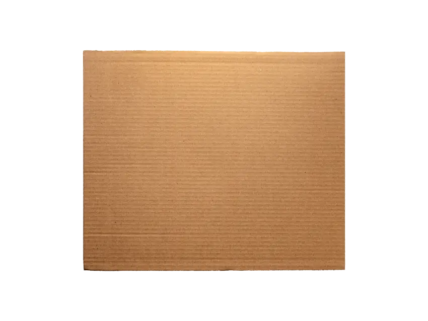 Quadratische Pappe mit Wellenstruktur, Papiere und Antirutschpapier für saubere Pappen.