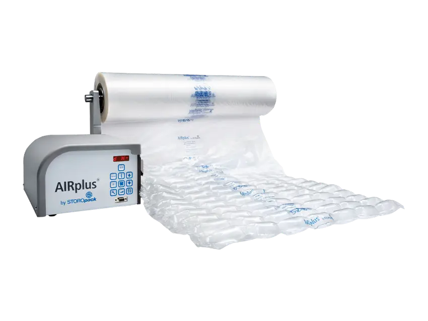 AIRplus Mini Cushion Speed Luftpolstermaschine für Schutz-Polstersysteme und Luftkissensysteme, clean.