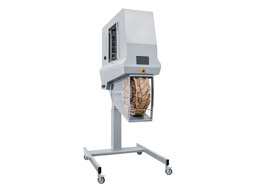 PAPERplus Coiler Papierpolstermaschine: Schutz-Polstersystem für Papierpolster, Verpackungssystem für Papier, Papier-Füllmaterial Maschine.
